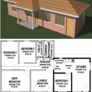 4 Beedroom Kitchen Lounge PL8