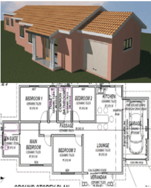 4 Bedroom Lounge Kitchen Garage PL34