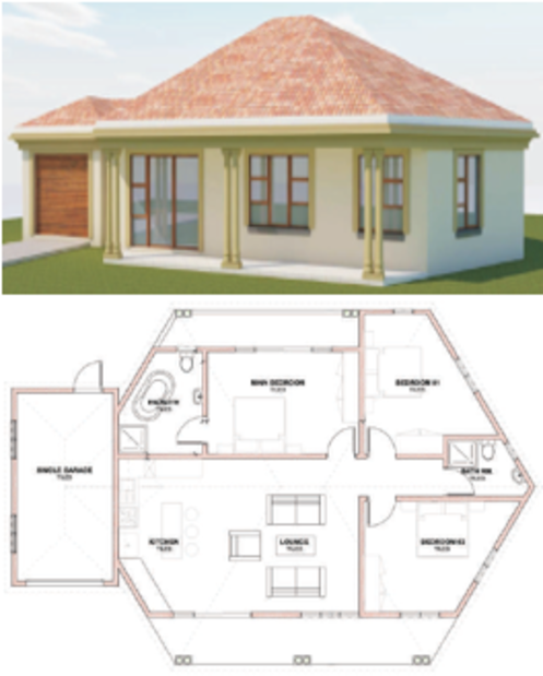rondavel 3 bedroom lounge kitchen garage pl19 1686759169
