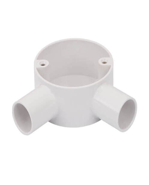 Conduit 2 Way Angle Pvc Box