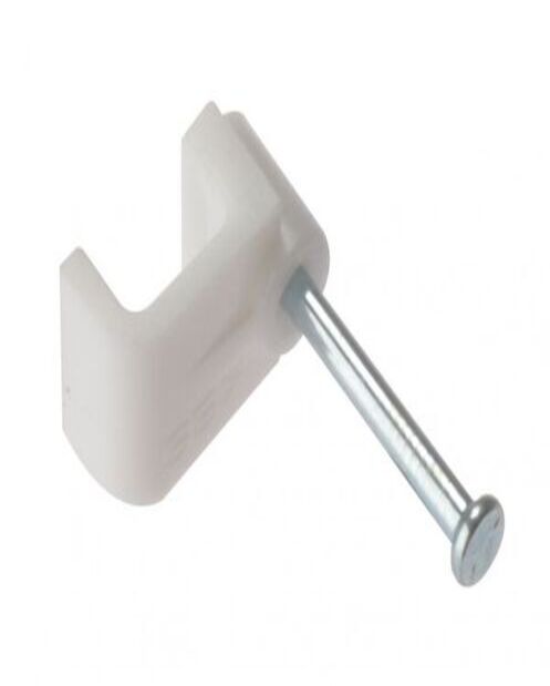 Flat Cable Clip 10mm (100)