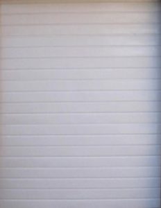 Aluzinc Steel Door Slated White
